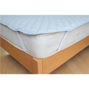 冷感 敷パッド 洗える 旭化成繊維 Maplecool使用 『15メープルクール』 ブルー シングル 100×200cm 冷感 敷パッド 洗える 旭化成繊維 Maplecool使用 『15メープルクール』 ブルー シングル 100×200cm