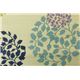 純国産 花柄 い草カーペット 『DXハナガラ』 ブルー 140×200cm - 縮小画像3