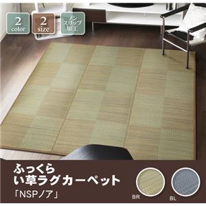 格子柄 ふっくらボリューム い草ラグカーペット 『NSPノア』 ブルー 200×200cm (裏:滑りにくい加工)の詳細を見る 格子柄 ふっくらボリューム い草ラグカーペット 『NSPノア』 ブルー 200×200cm (裏:滑りにくい加工)の詳細を見る