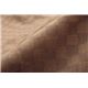 インド綿100% 格子柄 こたつ布団カバー 『クレタ』 ブラウン 215×215cm - 縮小画像5