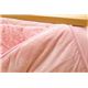 フィラメント素材 省スペース こたつ薄掛け布団単品 『フィリップ』 ピンク 180×180cm - 縮小画像3