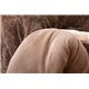北欧調 こたつ薄掛け布団単品 『レオン』 ブラウン 190×190cm - 縮小画像3