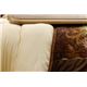 エレガンス こたつ厚掛け布団単品 『エスティーク』 ブラウン 205×245cm - 縮小画像5