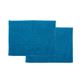 バスマット 吸水速乾 洗える 無地 『ショートモール』 ブルー 約45×60cm 2枚組 - 縮小画像5