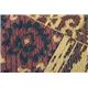 純国産 い草ラグカーペット オリエンタル柄 『オーディーン』 グリーン 約191×191cm - 縮小画像5