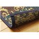 純国産 い草ラグカーペット オリエンタル柄 『オーディーン』 グリーン 約191×250cm - 縮小画像6