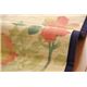 水彩タッチ 花柄 竹ラグカーペット 『DXフォンターナ』 ブルー 約130×180cm - 縮小画像6