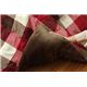 洗える こたつ布団 正方形単品 薄掛けタイプ 『ジャーナル』 ローズ 約190×190cm - 縮小画像5