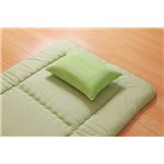 枕カバー 洗える ヒバエッセンス使用 『ひばピロケース』 グリーン 約28×39cm