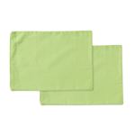枕カバー 洗える ヒバエッセンス使用 『ひばピロケース』 グリーン 2枚組 約28×39cm