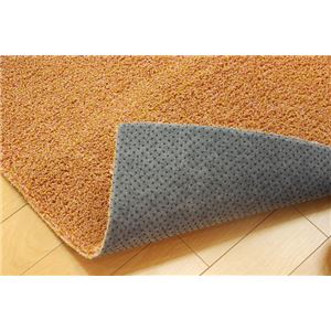 ラグマット カーペット 3畳 洗える タフト風 『ノベル』 オレンジ 約140×340cm 裏:すべりにくい加工 (ホットカーペット対応) ラグマット カーペット 3畳 洗える タフト風 『ノベル』 オレンジ 約140×340cm 裏:すべりにくい加工 (ホットカーペット対応)