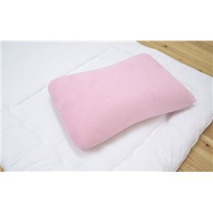 枕 ピロー 洗える 低反発 やわらかい 『マイクロソフト低反発モールド枕』ピンク 約40×60cm 商品写真1