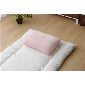 枕 ピロー 洗える 低反発 やわらかい 『ふんわりフィット枕』ピンク 約40×60cm 商品写真1