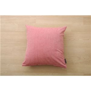 クッション カバー 綿100% 無地 シンプル 『ルージュ』 ピンク 約45×45cm 2枚組 商品画像