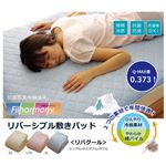 敷きパッド シングル 洗える 東洋紡 フィルハーモニィ 『リバクールIT 敷パッド』 ブルー 約100×200cm  冷感 涼感 接触冷感 ひんやりタッチ