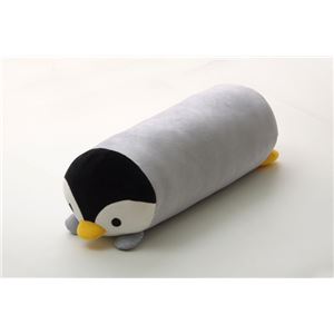 抱きまくら まくら 枕 クッション 動物 『ふわもち アニマル 抱き枕 ペンギン』 ブラック 約20×57cm 商品画像