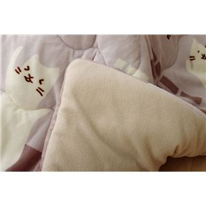こたつ布団 長方形 掛け単品 洗える ネコ柄 猫柄 ねこ柄 『ふわねこ』 グレー 約190×240cm こたつ布団 長方形 掛け単品 洗える ネコ柄 猫柄 ねこ柄 『ふわねこ』 グレー 約190×240cm