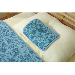 冷感 置き枕 洗える 低反発 接触冷感 『ツインクール 置き枕』 プリント 約20×30cm