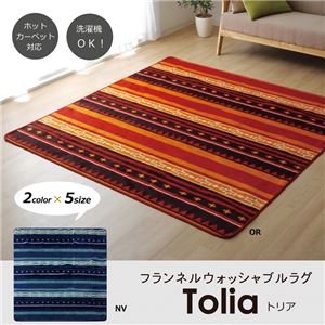 フランネル ラグマット/絨毯 【オレンジ 約200cm×250cm】 抗菌 防臭 洗える ホットカーペット対応 『WSトリア RUG』 フランネル ラグマット/絨毯 【オレンジ 約200cm×250cm】 抗菌 防臭 洗える ホットカーペット対応 『WSトリア RUG』