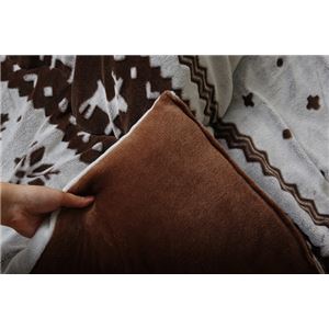 こたつ布団/こたつ掛け布団 単品 【ブラウン 約190×240cm】 長方形 洗える ノルディック柄 薄手 『セスタ』 こたつ布団/こたつ掛け布団 単品 【ブラウン 約190×240cm】 長方形 洗える ノルディック柄 薄手 『セスタ』