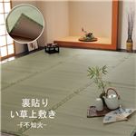 フリーカット い草 上敷き カーペット 『F不知火』 団地間3畳（約170×255cm）（裏：ウレタン張り）