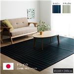 い草ラグ おしゃれ 国産 カーペット シンプル 『Fライク』 ナチュラル 約140×200cm