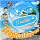 防水MP3+歩数計+ラップカウンター(IPX 8)TropicalFever LFV-297P-Blue-4GB