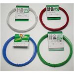 カラーワイヤー#18×8m レッド