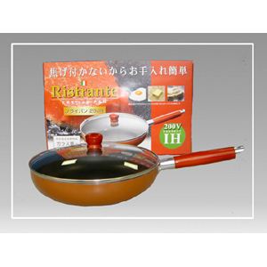 IH対応 ガラス蓋付フライパン26cm
