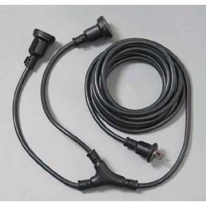 イルミネーション2分配5m延長コード 屋外仕様 ILK-5MC