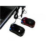 USBオプティカル光学式マウス（カー） ブラック