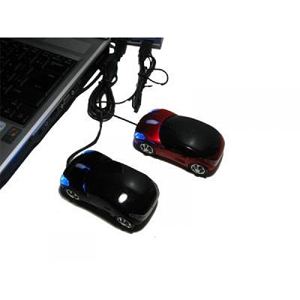 USBオプティカル光学式マウス（カー） レッド