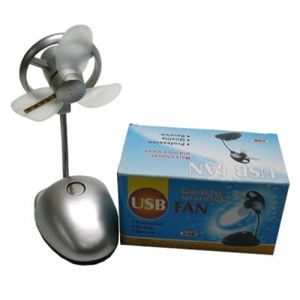 USBストロボライト付扇風機