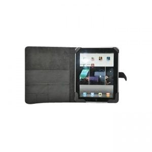 iPad専用レザーケース PU LEATHER CASE for iPad 黒 FJK-C406（HandbookType）