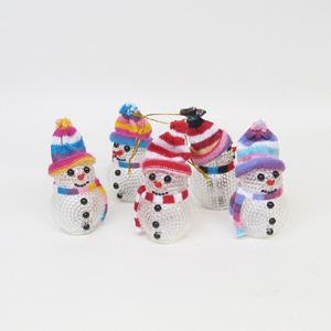 LEDファンタジッククリスマススノーマン 色お任せ