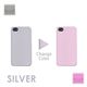 iphone4/4S用色が変わるケース シルバー