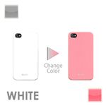 iphone4／4S用色が変わるケース ホワイト