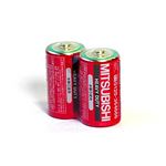 三菱(赤)マンガン乾電池単1(2P)R20P/2S 【10個セット】 36-299