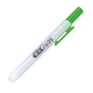 ゼブラ 便利なノック式蛍光ペン（緑） 【10個セット】 32-620 - 拡大画像