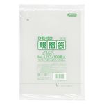 規格袋ひも付 10号100枚入03LLD透明 LK10 【（60袋×5ケース）合計300袋セット】 38-467