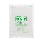 規格袋ひも付 16号100枚入03LLD透明 LK16 【（15袋×5ケース）合計75袋セット】 38-473