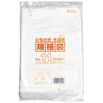規格袋ひも付 11号200枚入01HD半透明 HK11 【（80袋×5ケース）合計400袋セット】 38-415