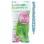 PLUS テープのり6mm×6.5m のりキレ抜群38698 【10個セット】 32-811
