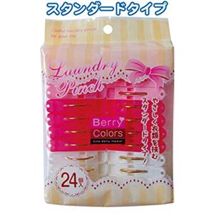 Berry Colors ランドリーピンチ24個入 【12個セット】 38-805