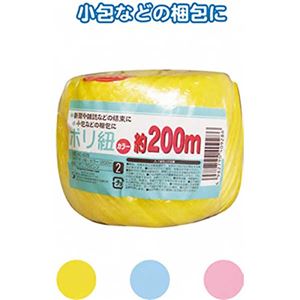 ポリ紐(カラー)200m 【12個セット】 40-928 商品画像