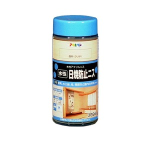 水性日焼防止ニス 透明(クリヤ) 300ML【3個セット】