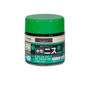 水性ニス ダークオーク 100ML【5個セット】
