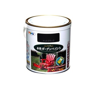 水性ガーデンペイント マットブラック 0.7L