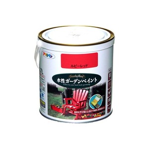 水性ガーデンペイント ルビーレッド 0.7L