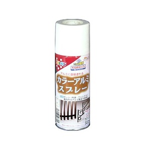 カラーアルミスプレー 白 300ML